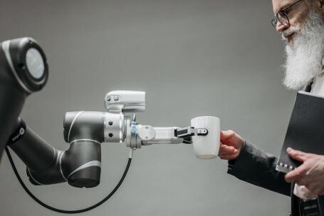 Ai Innovation - A Robot Holding a Cup
