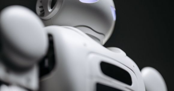 Ai Innovation - Grayscale Photo of a Futuristic Robot